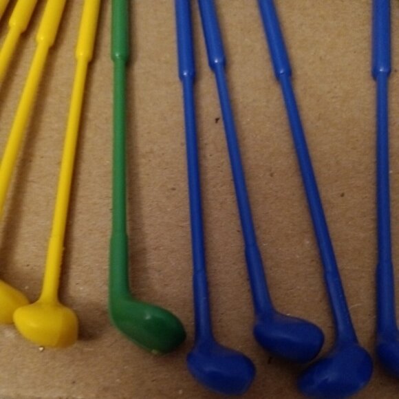 Vintage Golf Club Cocktail Stirrers Lot 24 Happy Hour Drink Bar Swizzle Sticks - Picture 7 of 7